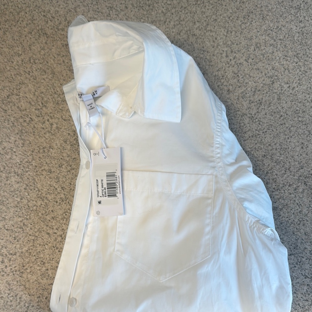 10 Crosby Derek Lam White Crisp Casual Shirt - Picture 6 of 6